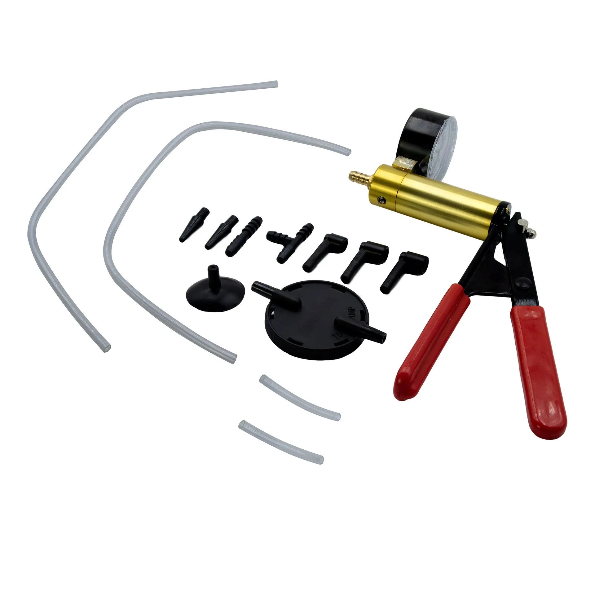 Aluminium manual vacuum blow gun tool for automotive repair with suction function