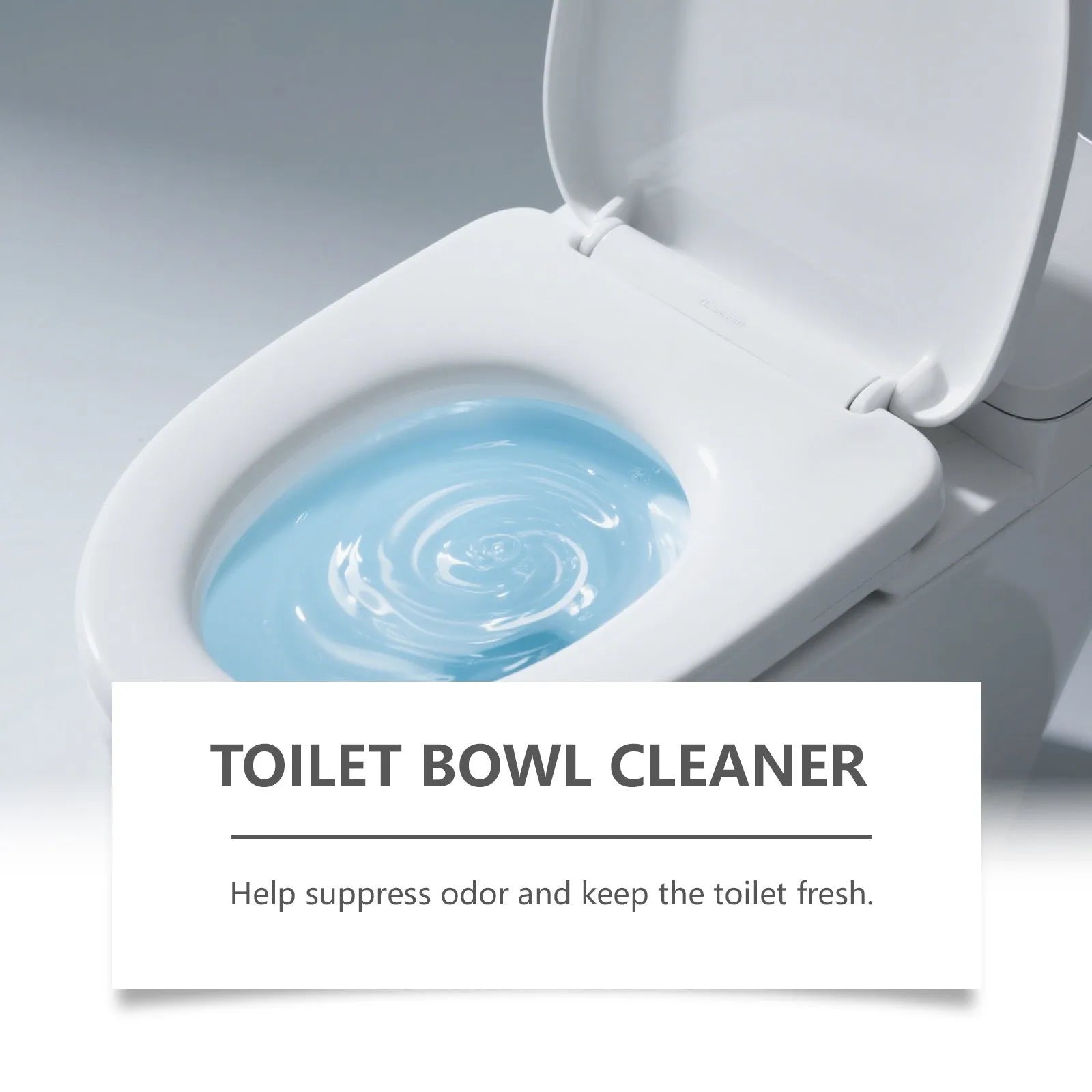 Four sachets of toilet cleaning powder showing 30g portions with 120g total weight