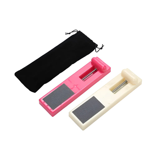 Ballet rotation foot trainer in pink and white colours for dancer flexibility and small muscle strength development