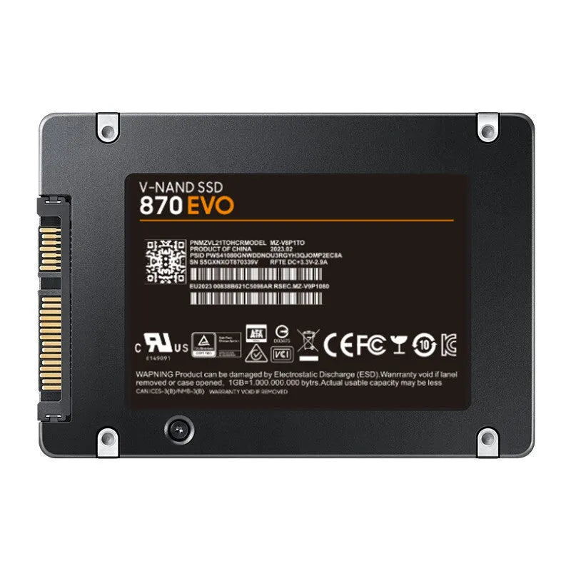 Samsung 870 EVO 2.5-inch internal solid-state drive for computer storage expansion