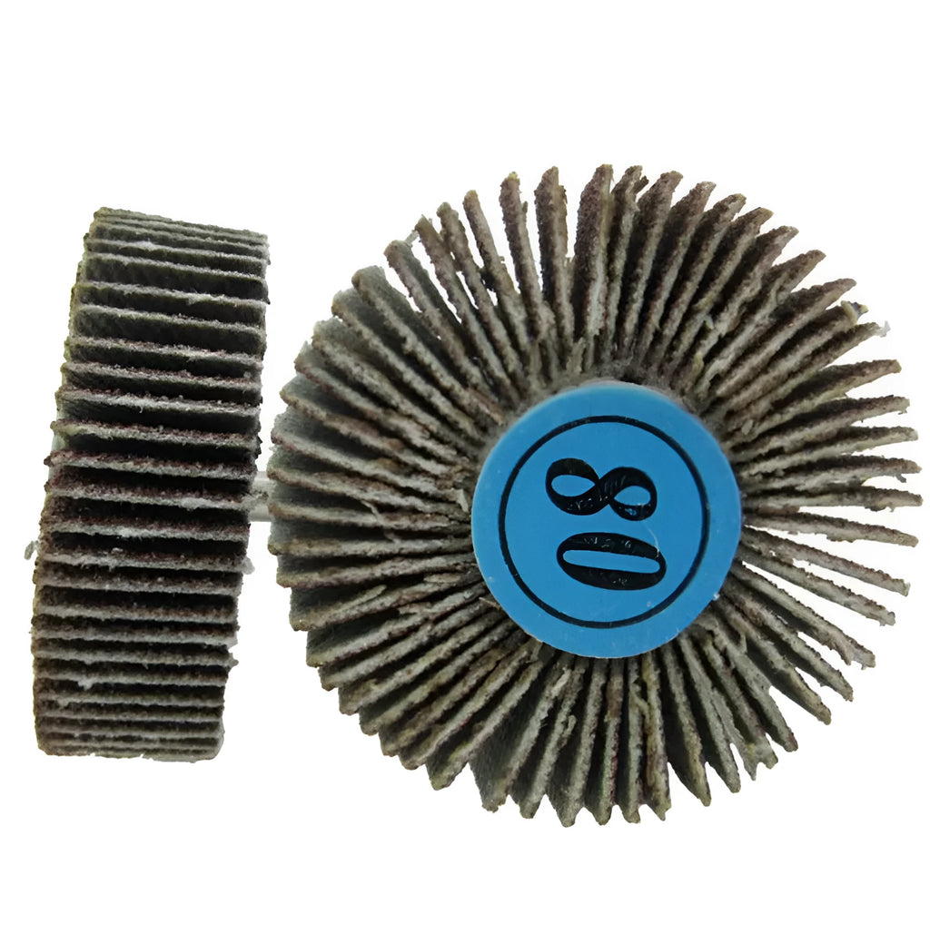 80 grit shutter grinding head with handle louver impeller abrasive cloth wheel 32mm