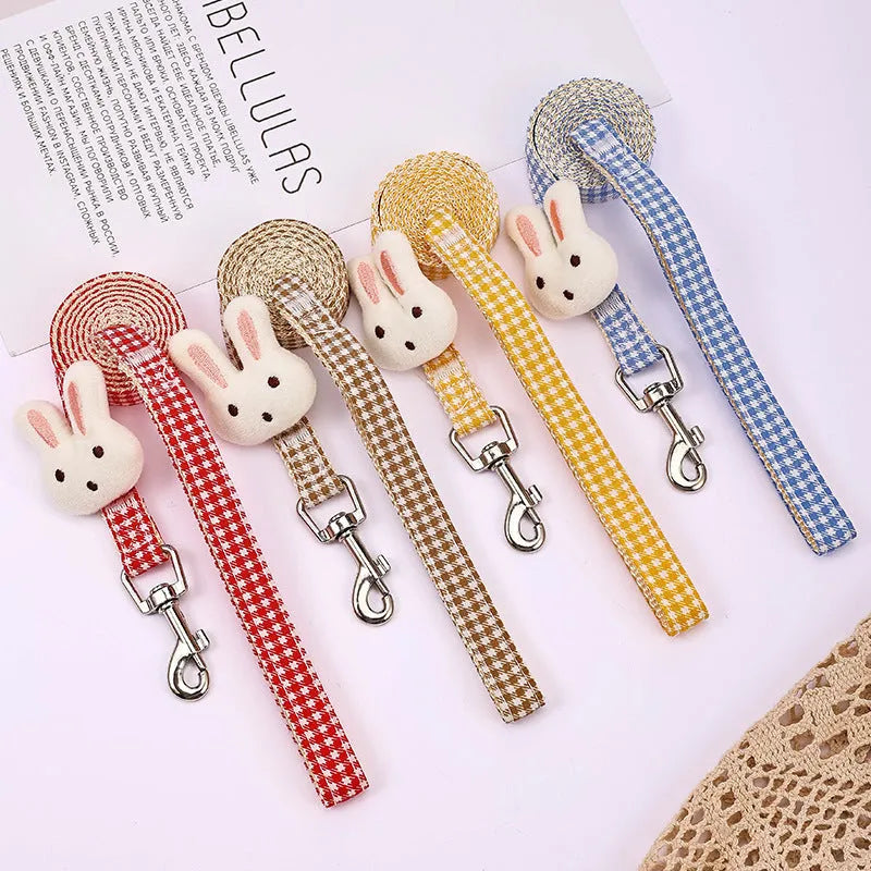 Small dog harness and leash set in multiple colours with quick release buckles