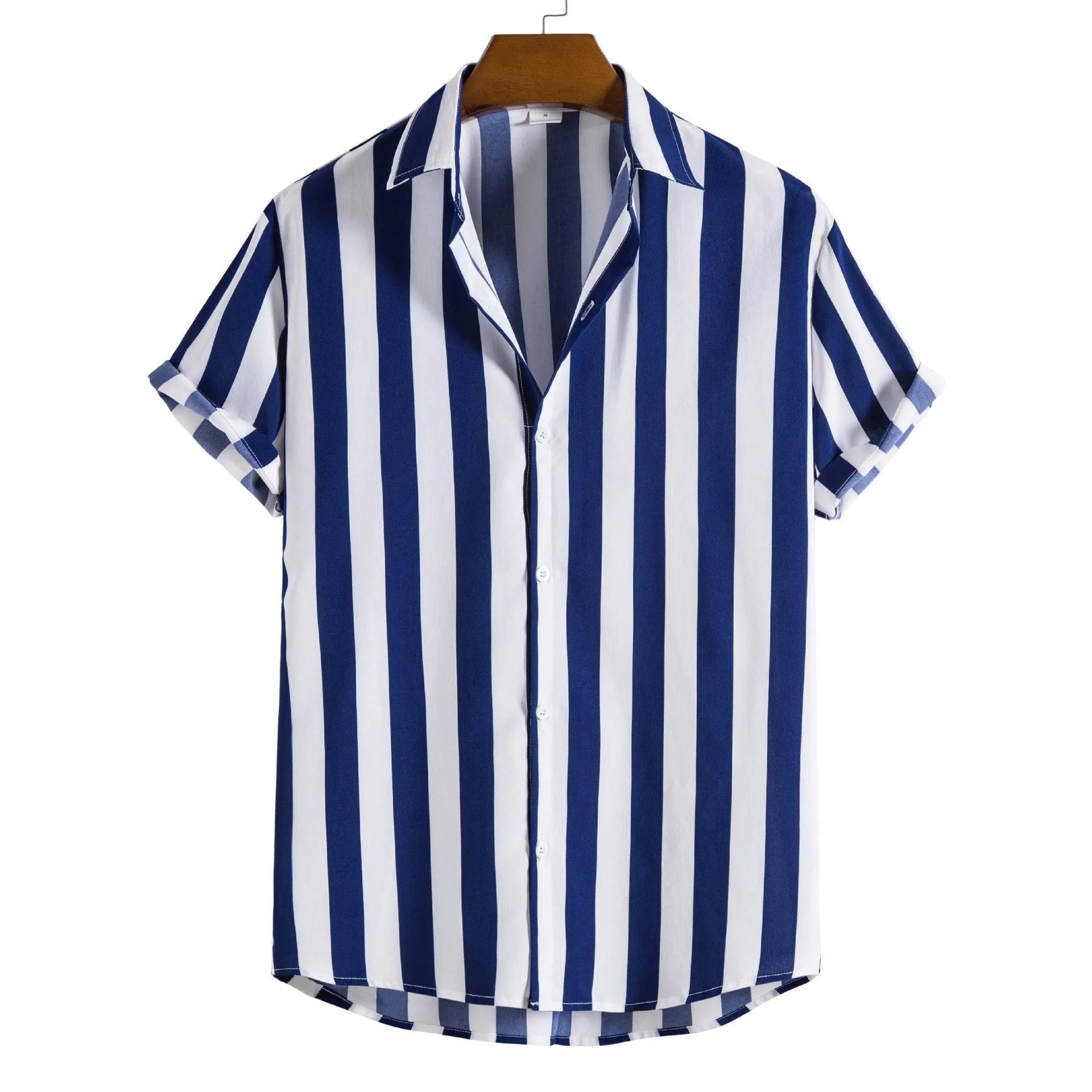 Men's loose fit polo shirt with printed letters in cotton blend fabric