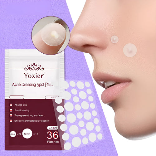Acne dressing spot patch 0.1mm invisible sticker in red colour with 36-count pack