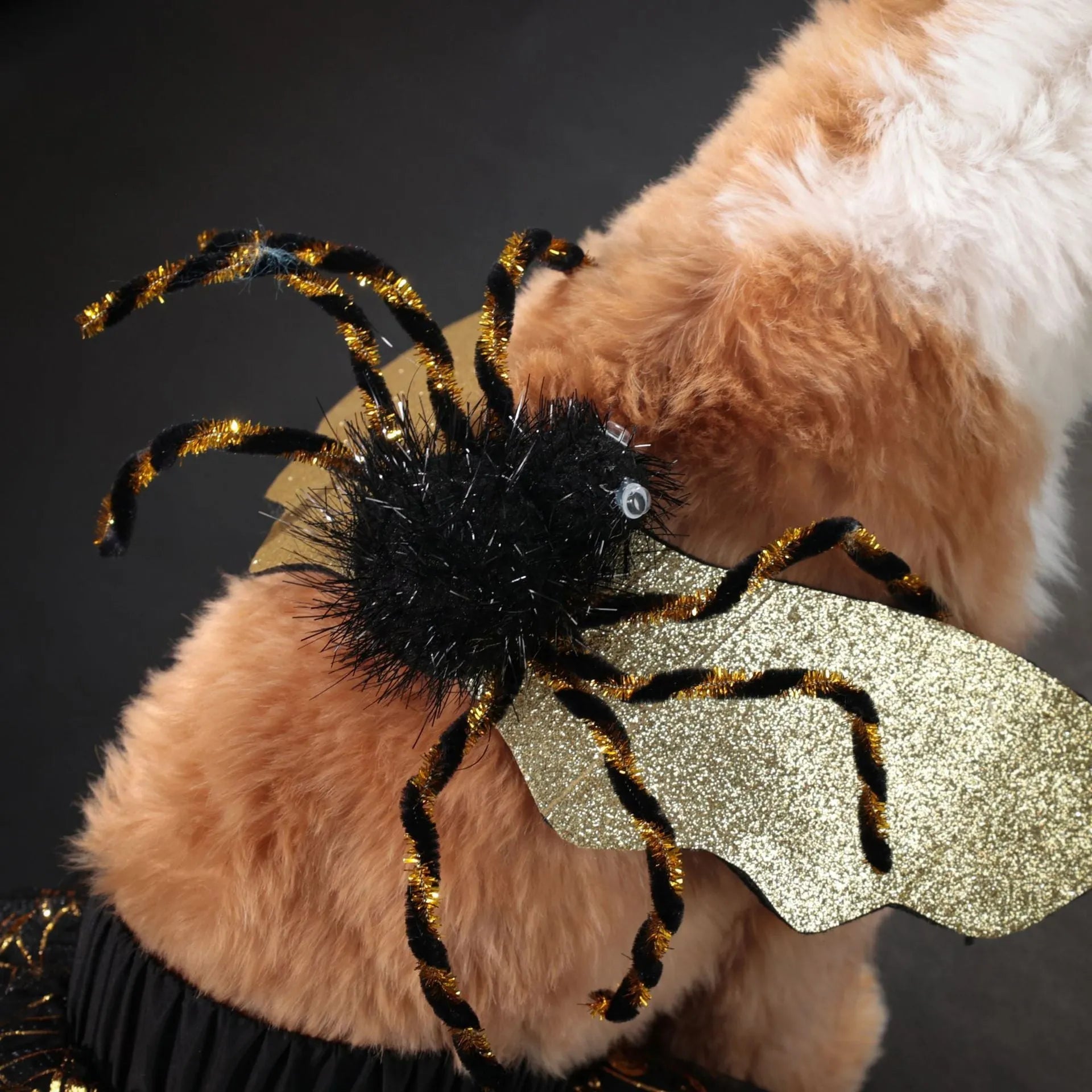 Polyester dog costume suit for Halloween and parties in suit colour, available sizes S M L XL