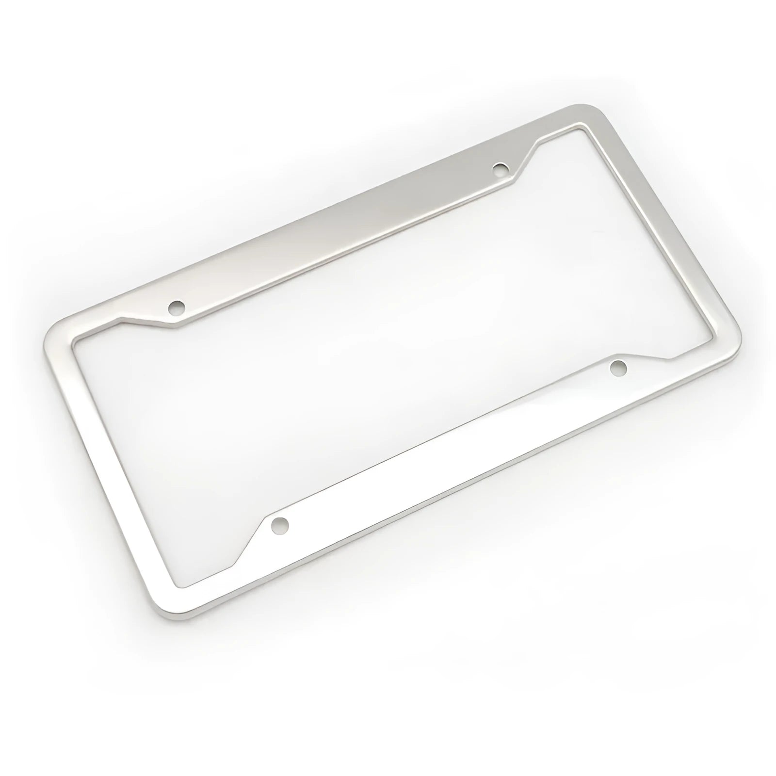 Aluminium alloy stainless steel vehicle licence plate frame in black, silver, and grey colour options.