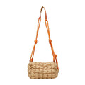 Women's lightweight nylon crossbody messenger bag with pillow shape in six colour options