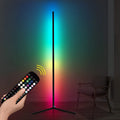 Black Symphony RGB smart floor lamp with music sync and remote control