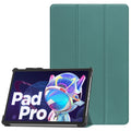 LenovoTab P12 tablet case showing magnetic bracket and multiple colour pattern options