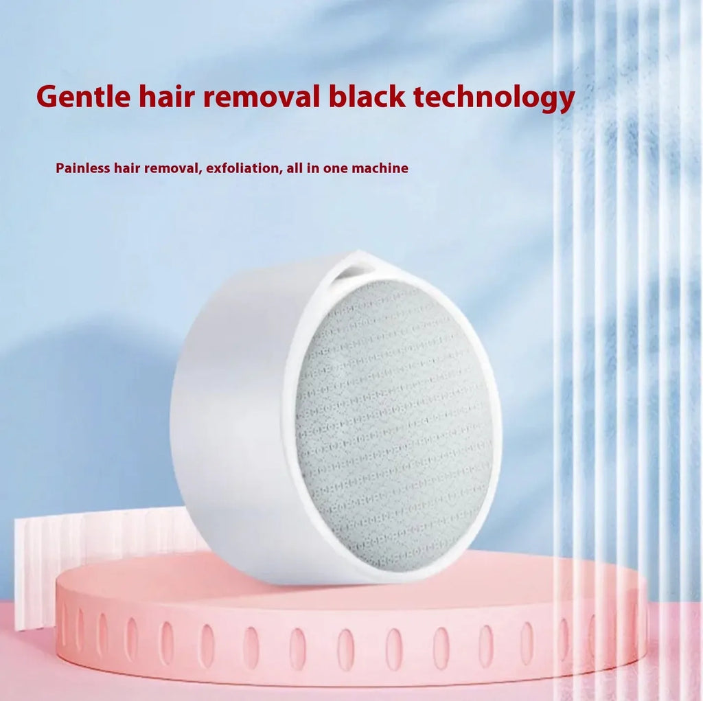 2-in-1 nano glass epilator and foot grinder device for whole body hair removal