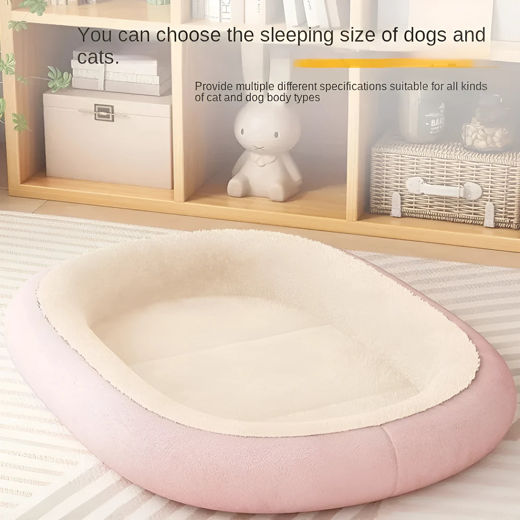 Thickened pet kennel for small dogs with removable washable cover in grey colour