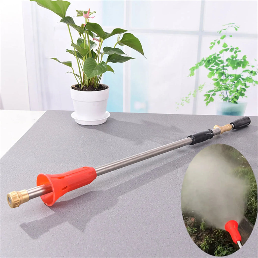 Agricultural spray gun for pesticide spraying with submachine gun design