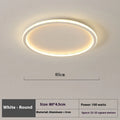 Minimalist modern ceiling pendant lamp in black, available in 60cm and 80cm diameters with dimming function.