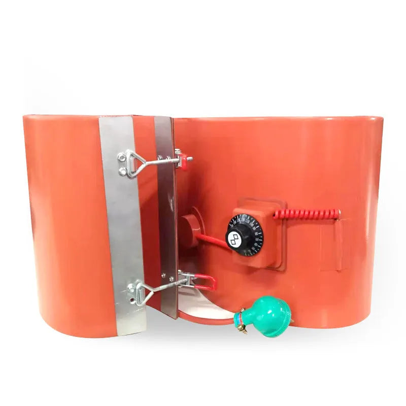 200-litre oil drum heating belt with silicone rubber construction and control unit