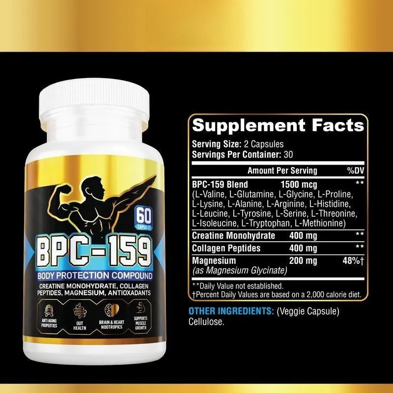 One bottle of energy supplement capsules for dietary support