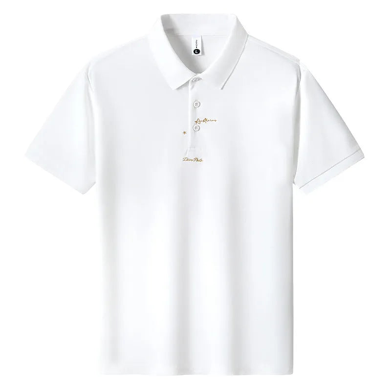 Men's casual cotton t-shirt in loose fit with short sleeves, available in six colours including white, black, green, pink, khaki and sky blue