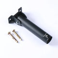 Steel wall-mounted rack with 25 tubes for storing barbell rods or gun barrels.