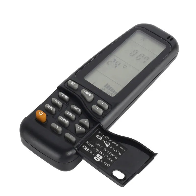 Black air conditioner remote control 60 grams for A001RC 3 compatible models