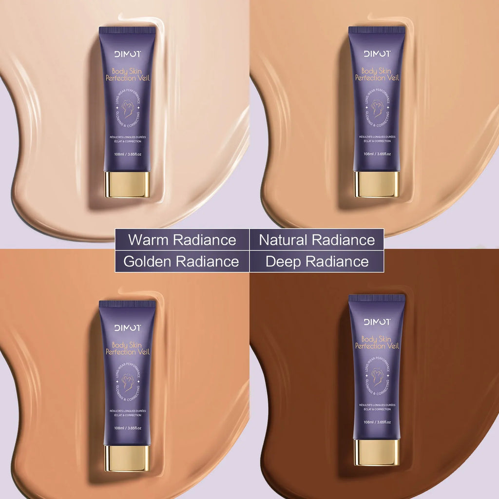 Waterproof body concealer cream block and applicator brush for covering tattoos and birthmarks.