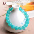 7A grade Amazonite natural scattered beads in ice colour with polished surface