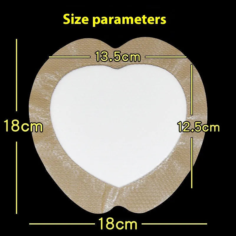 Large skin-coloured silicone gel foam bedsore dressing for pressure ulcer prevention