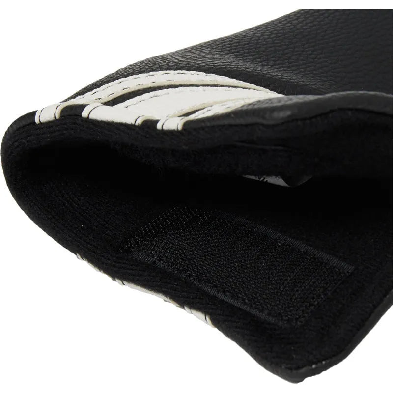 Black PU leather golf club push rod protective sleeve for shaft and handle protection