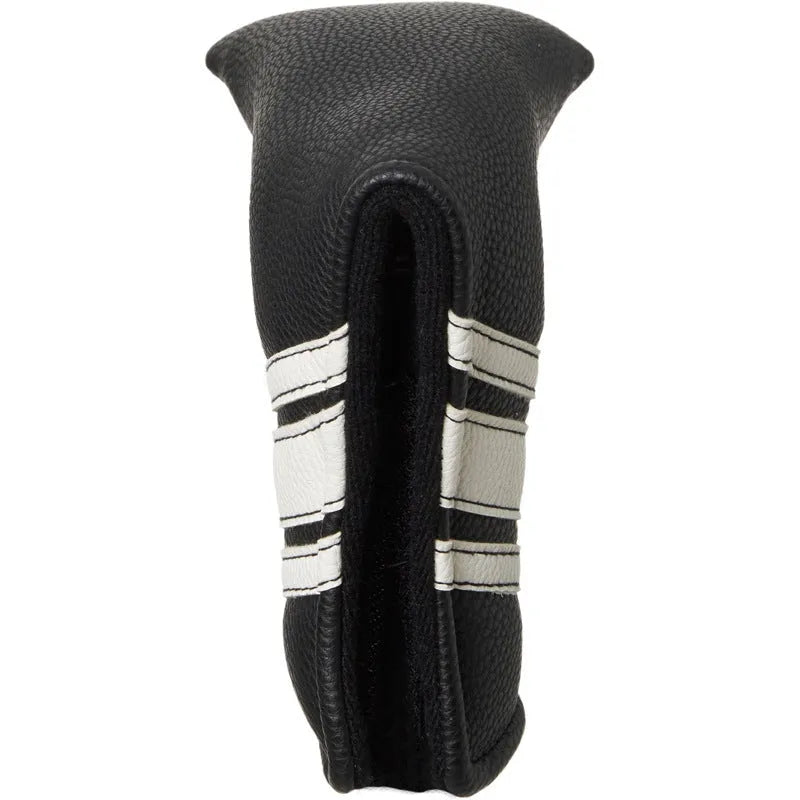 Black PU leather golf club push rod protective sleeve for shaft and handle protection