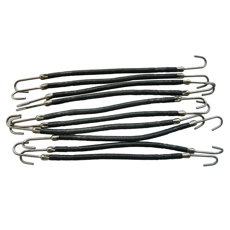 Wig double hook hair styling tool in hand-weaving construction with solid colour options