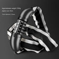 95cm zinc alloy bicycle chain lock with anti hydraulic shear construction in black or yellow colour