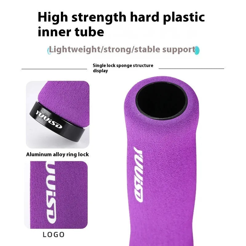 Pair of 41g ultra-light sponge mountain bike handle covers in choice of colours