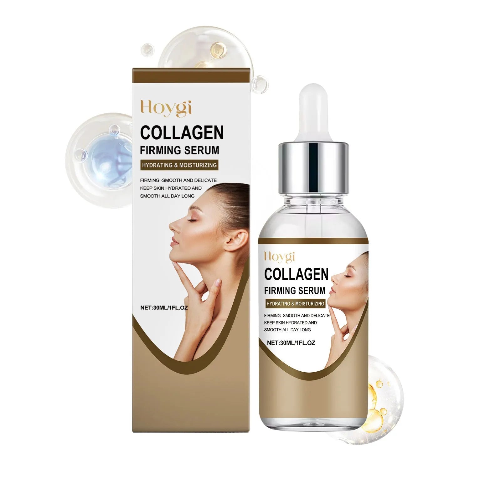 30ml collagen firming care solution tube with hyaluronic acid and glycerin formula