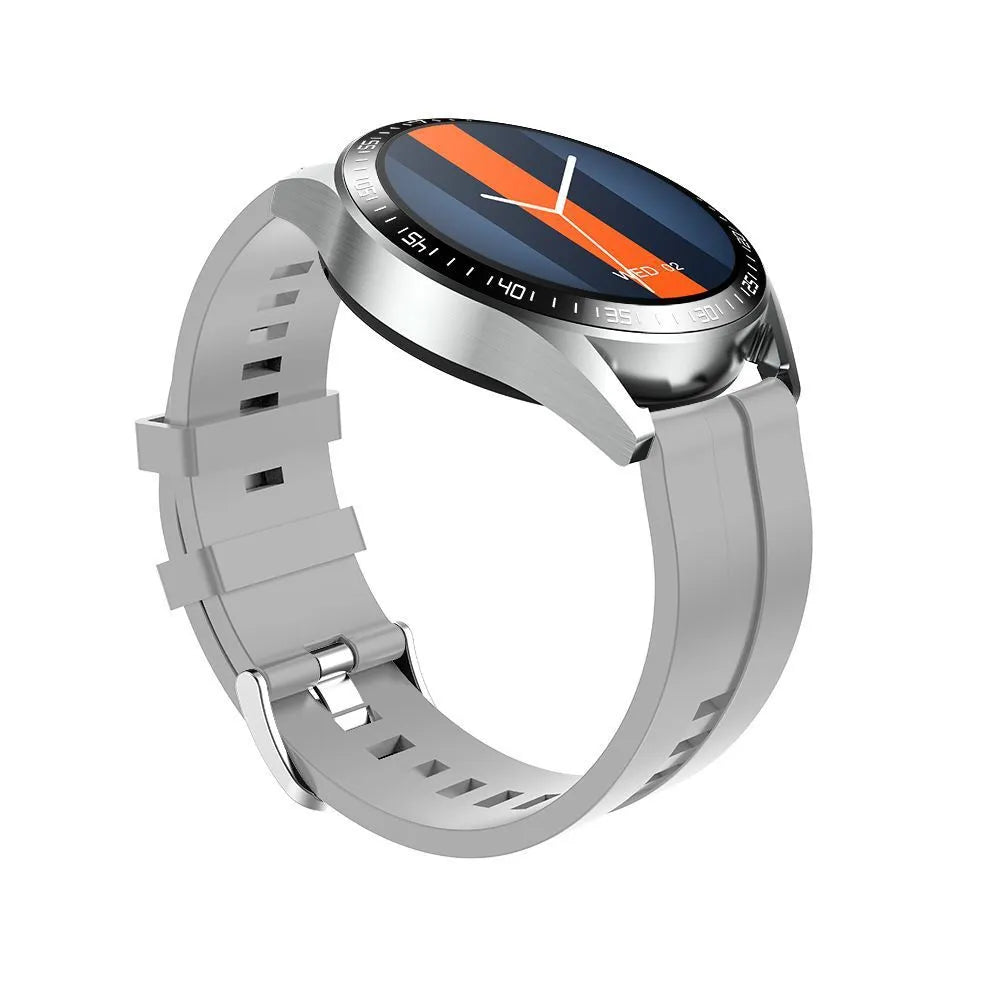 GS3 Max smartwatch in black or silver on wrist, showing health stats on 1.35-inch IPS screen