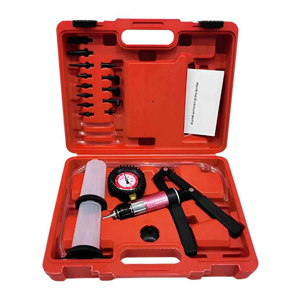 Aluminium manual vacuum blow gun tool for automotive repair with suction function