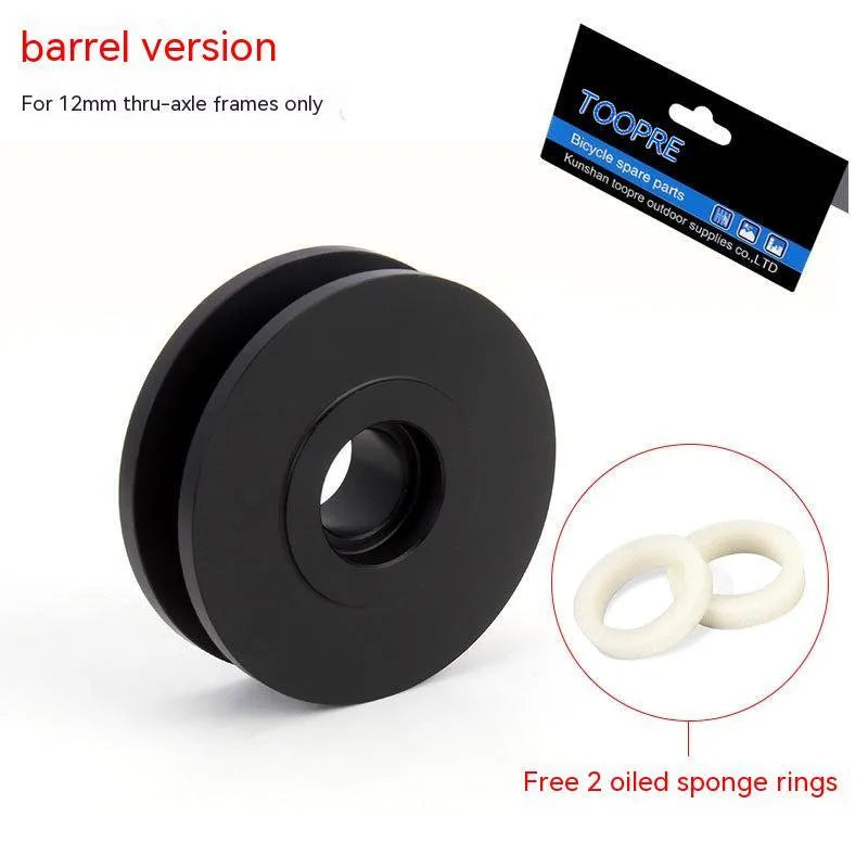 Aluminium bicycle chain holder and stopper tension tool for drivetrain cleaning and maintenance.