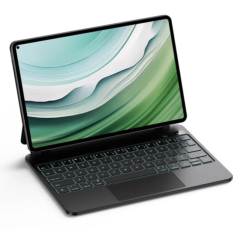 Miaocontrol Pro11 wireless magnetic keyboard for Huawei tablets in black or white colours