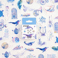 46 cartoon character decorative stickers for journals in nine themed colours including bubble comics