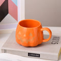 Creative Halloween Christmas office ceramic mug, bone china, 400ml, cartoon design, black expression or golden expression