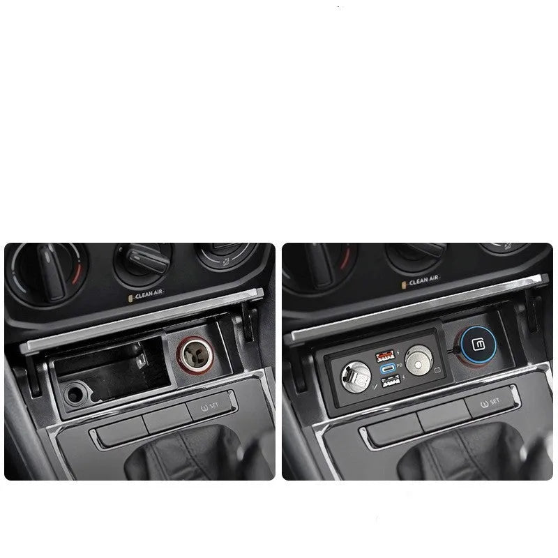 Volkswagen Lavida Pola Weiling car charger with QC3.0 fast charging technology