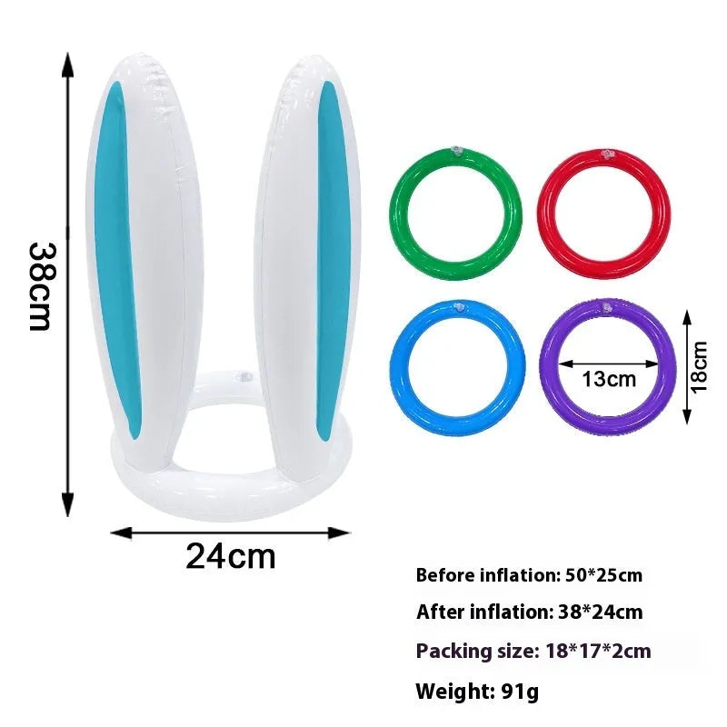 Ghost festival inflatable octopus ferrule throwing toy in multiple colour options for teenagers