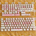 Meow Meow Team high-top profile 141-key sublimation key cap set for mechanical keyboards.