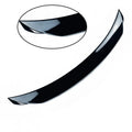 Bright black tail trim for Mazda 3 Axela Exela 2014-2021 models - sports blade design