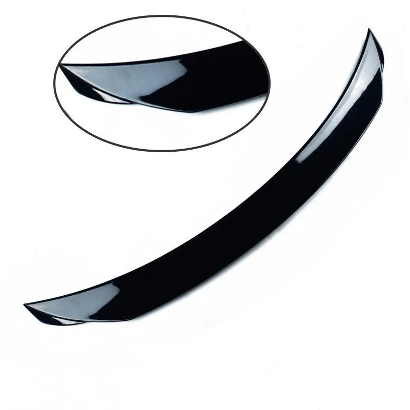 Bright black tail trim for Mazda 3 Axela Exela 2014-2021 models - sports blade design