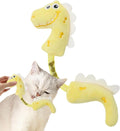Four cat toys including rope, spring, kicker and plush types for indoor feline entertainment