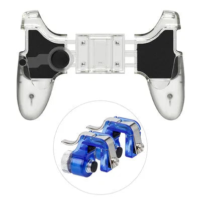 Mobile phone auxiliary physical plug-in suit handle gaming controller in Black or Brown Black colour