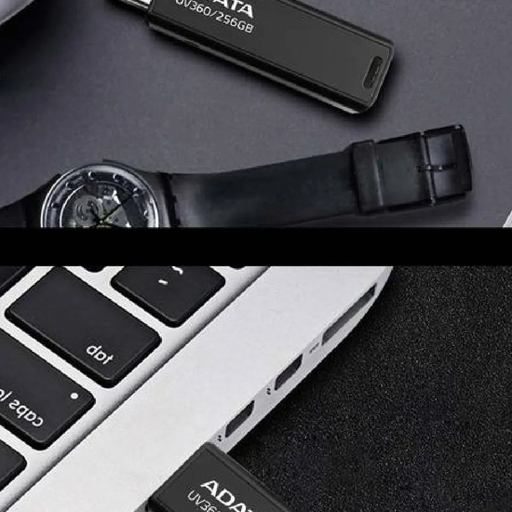 Black plastic car USB flash drive showing USB 3.2 Gen 1 connector with dimensions 53.3×17.9×7.4mm